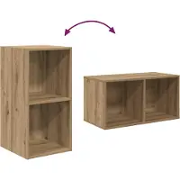 vidaXL Ensemble de meubles TV , 4 pièces, chêne Artisan, 37 x 37 x 72 cm, aggloméré
