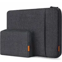 Inateck LB01006-13S (13", Apple), Sac pour notebook, Gris, Noir