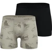 Odlo Active F-dry Graphic Boxers 2 Units Noir S Homme