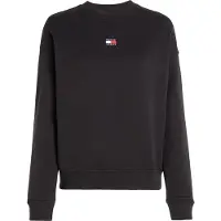Tommy Hilfiger Sweat-shirt 'Tommy Badge Boxy' bleu marine / rouge / noir / blanc