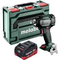 Metabo SSW 18 LTX 550 BL Visseuse à choc sans fil 18 V 550 Nm Brushless + 1x batterie LiHD 5,5 Ah + metaBOX - sans chargeur