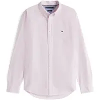 Tommy Hilfiger Heritage Oxford Rf Long Sleeve Shirt Rose M Homme