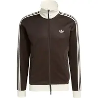 Adidas Originals Veste de survêtement 'Classic' marron châtaigne / blanc cassé