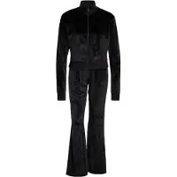 Adidas Glam Velvet Tracksuit Femme - Survêtements, Noir - Taille XXL (50-52) - Poly Mesh