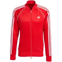Adidas Veste de survêtement 'SST' rouge / blanc
