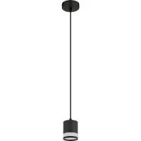 Globo Lighting Suspension LED, noir, 1 flamme, H 120 cm