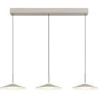 Globo Suspension 3 lumières Lampone Design brun sable