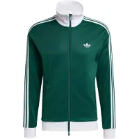 Adidas Veste de survêtement 'Classic' vert foncé / blanc