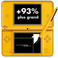 Nintendo DSi XL jaune