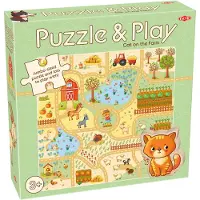 Tactic Puzzle ludique : Le chat à la ferme -