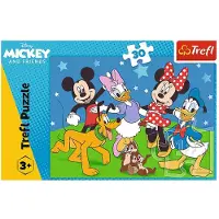 Trefl PUZZLE CUBES 30 Questions de souris /Disney 18309