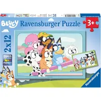 Ravensburger Puzzles 2 x 12 pièces : S'amuser avec Bluey