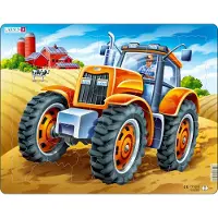 Larsen Puzzle Tracteur taille M 37 pièces