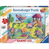 Ravensburger Puzzle Géant de Sol - Pièces XXL - Dinosaures