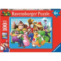 Ravensburger - Puzzle XXL Super Mario Bros 100 elementów - Oficjalny produkt premium