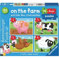 Ravensburger My First Puzzles - On the Farm Puzzle 2 pièce(s) Animaux
