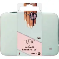 Mobilis Skin - Housse d'ordinateur portable - 12.5" - 14" - gris perle, rose poudré