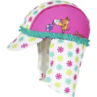 Playshoes Chapeau 'Die Maus' turquoise / vert clair / éosine / blanc