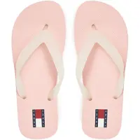 Tommy Hilfiger Logo Flip Flops Rose EU 37 Femme
