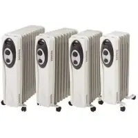 S&P SAHARA-2003 Noir, Blanc 2000 W Radiateur
