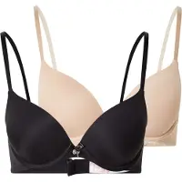 Hunkemoller Soutien-gorge 'P&M' beige / noir