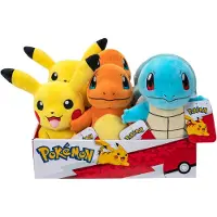 Vedes JAZWARES Peluche Pokémon 20cm en présentoir de comptoir assorti, Kanto First Edition Autres
