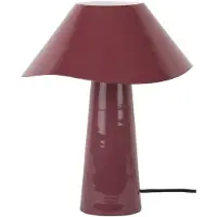 Present Time - Lampe de table Ameno - Violet foncé - Ø28cm Lampe de table - Lampe de chevet, salon, chambre à coucher