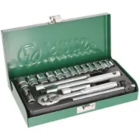 Hans Jeu de clés à douille 1/4 zoll 6-kant 19 pièce (4 mm - 14 mm)