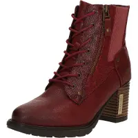 Mustang Veterschoenen Hak Veterschoenen Hak - Rood - Maat 42