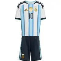 Adidas Kit Argentine Messi Domicile 26 Enfants - Blanc, Blanc