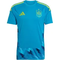 Adidas Spain 26/27 Replica Goalkeeper Home Short Sleeve T-shirt Bleu XL Homme