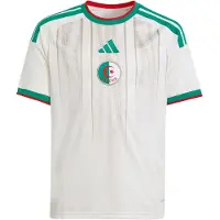 Adidas T-Shirt fonctionnel 'Algeria 26 Home Kids' beige / émeraude / canneberge / blanc naturel