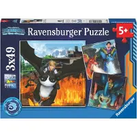 Ravensburger Dragons The Nine Realms Legpuzzel, 3x49st.