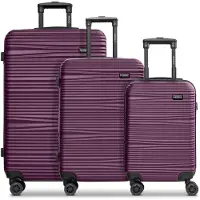 Redolz Ensemble de bagages 'Essentials' bordeaux / noir