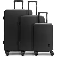 Redolz Ensemble de bagages noir