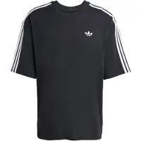 Adidas Originals Adicolor 3 Stripes Oversized Short Sleeve T-shirt Noir 3XL Homme