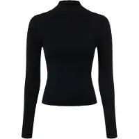 HUGO Sarmie 10262976 Blue Sweater Noir S Femme