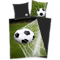 MCU Linge de lit réversible "Football (135 x 200 cm, 80 x 80 cm)