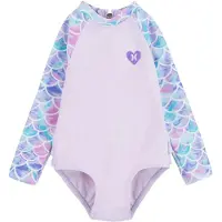 Hurley Ruffle Long Sleeve Rash Guard Rose 3 Years Fille