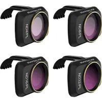 Sunnylife Set Of 4 Filters Nd-pl 4/8/16/32 For Dji Mini 2 Se/mini 2 Mm-fi9255 Noir