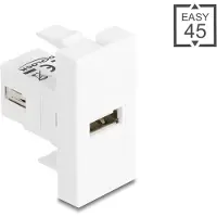 DeLOCK Easy 45 Modul USB 2.0 Typ-A BU zu USB 2.0 Typ-A BU ws