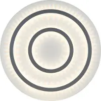 Globo Plafonnier LED, blanc, cristaux, intensité lumineuse variable, télécommande, D 55 cm