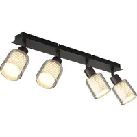 Globo Lampe de plafond à design Villegas Quatre canons légers