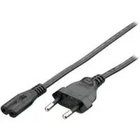Equip Câble d'alimentation Euro (1.80 m), Câble d'alimentation, Noir