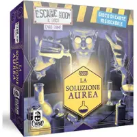 Cranio creations - Escape Room Card Game, La solution en or, Une salle d'évasion, édition en italien (Italien, 2 - 4 Joueur)