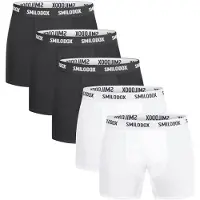 SMILODOX Boxers 'Larry' noir / blanc