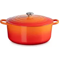 Le Creuset Braad-/Stoofpan Signature 34cm Oranjerood