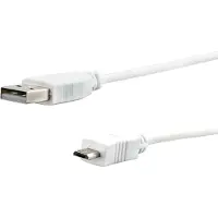 E+p GmbH & Co.KG Câble micro-USB AB 1m CC549Blanc (1 m)