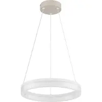 Globo Suspension moderne Zara brun sable Ø 33cm