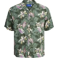 Jack & Jones Chemise à Manches Courtes Luke Tampa Aop